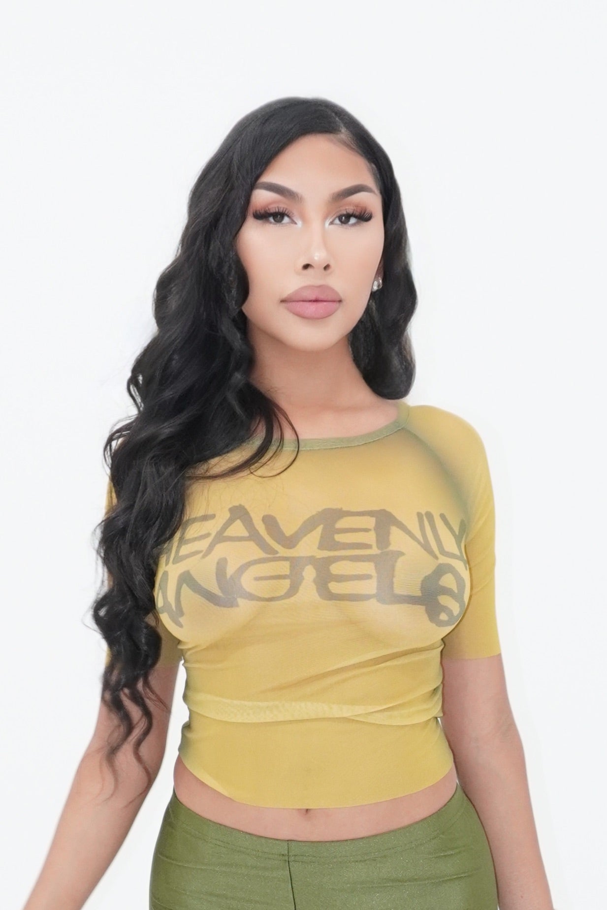 Heavenly Angels Top - Mustard