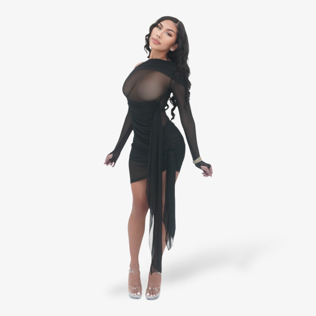 Wrap Me Up Dress - Black