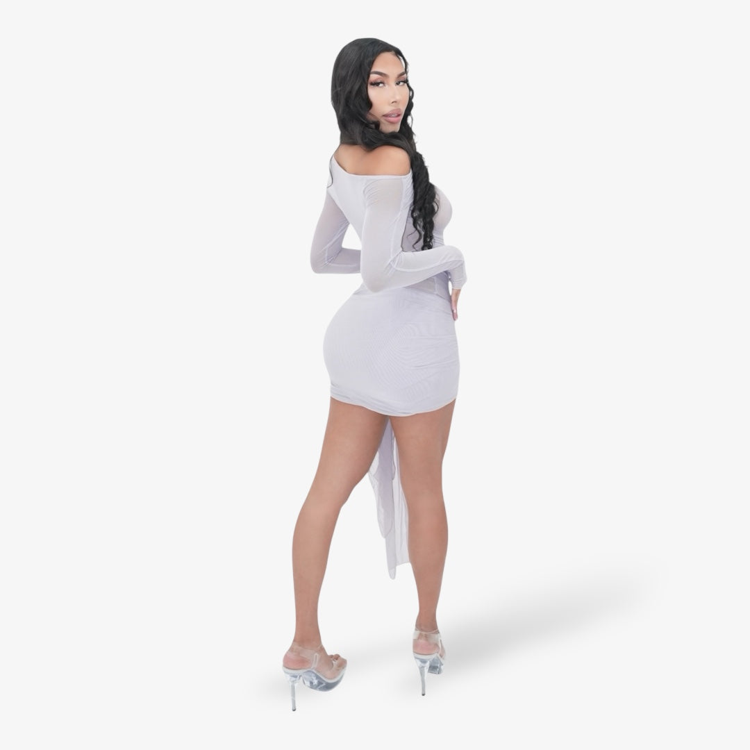 Wrap Me Up Dress - Grey